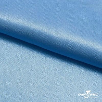 Поли креп-сатин 14-4121, 125 (+/-5) гр/м2, шир.150см, цвет голубой - купить в Оренбурге. Цена 155.57 руб.