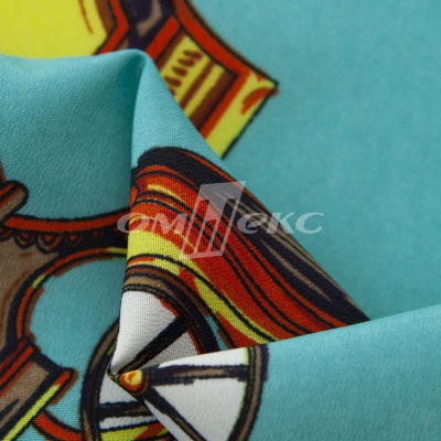 Плательная ткань "Фламенко" 16.2, 80 гр/м2, шир.150 см, принт этнический - купить в Оренбурге. Цена 241.49 руб.