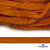 Шнур плетеный (плоский) d-12 мм, (уп.90+/-1м), 100% полиэстер, цв.267 - оранжевый - купить в Оренбурге. Цена: 8.62 руб.