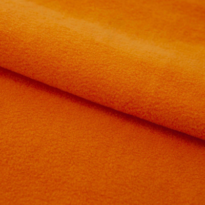 Флис DTY 16-1358, 250 г/м2, шир. 150 см, цвет оранжевый - купить в Оренбурге. Цена 640.46 руб.