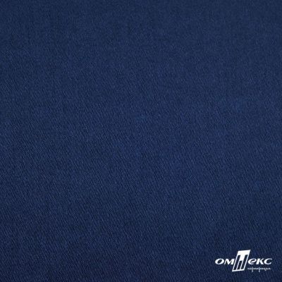 Поли креп-сатин 19-3921, 125 (+/-5) гр/м2, шир.150см, цвет т.синий - купить в Оренбурге. Цена 155.57 руб.