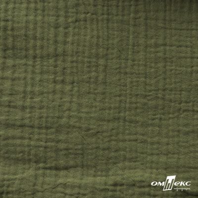 Ткань Муслин, 100% хлопок, 125 гр/м2, шир. 140 см #2307 цв.(99)-св.хаки - купить в Оренбурге. Цена 318.49 руб.