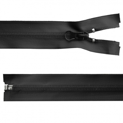 Молния водонепроницаемая PVC Т-7, 90 см, разъемная, цвет чёрный - купить в Оренбурге. Цена: 61.18 руб.