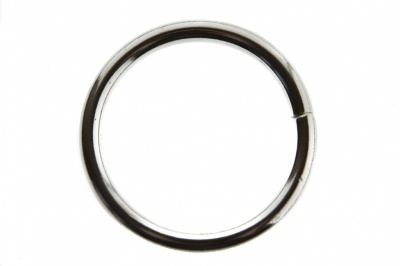 Кольцо металлическое d-38 мм, цв.-никель - купить в Оренбурге. Цена: 4.89 руб.