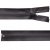 Молния водонепроницаемая PVC Т-7, 60 см, разъемная, цвет (301) т.серый - купить в Оренбурге. Цена: 49.39 руб.