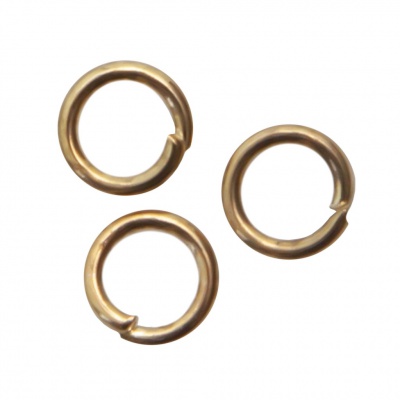 Кольцо  соединительное для бижутерии 4 мм, цв.-золото - купить в Оренбурге. Цена: 0.41 руб.