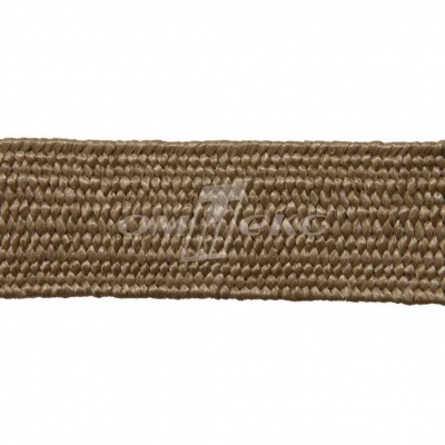 Тесьма отделочная полипропиленовая плетеная эластичная #2, шир. 40мм, цв.- соломенный - купить в Оренбурге. Цена: 50.99 руб.