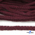 Шнур плетеный d-6 мм круглый, 70% хлопок 30% полиэстер, уп.90+/-1 м, цв.1070-бордовый - купить в Оренбурге. Цена: 588 руб.