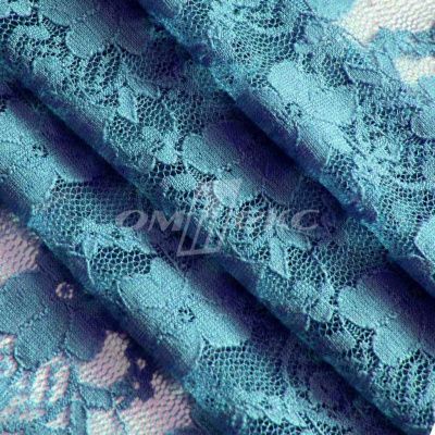 Кружевное полотно стрейч 15A61/BLUE, 100 гр/м2, шир.150см - купить в Оренбурге. Цена 1 581 руб.