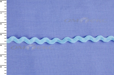 Тесьма плетеная "Вьюнчик"/голубой - купить в Оренбурге. Цена: 37.29 руб.