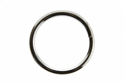 Кольцо металлическое d-3 х 32 мм, цв.-никель - купить в Оренбурге. Цена: 3.92 руб.