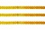 Пайетки "ОмТекс" на нитях, CREAM, 6 мм С / упак.73+/-1м, цв. 92 - золото - купить в Оренбурге. Цена: 484.77 руб.