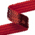Тесьма с пайетками 3, шир. 20 мм/уп. 25+/-1 м, цвет красный - купить в Оренбурге. Цена: 778.19 руб.