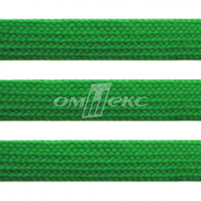 Шнур 15мм плоский (100+/-1м) №16 зеленый - купить в Оренбурге. Цена: 10.32 руб.