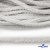 Шнур плетеный d-6 мм круглый, 70% хлопок 30% полиэстер, уп.90+/-1 м, цв.1076-белый - купить в Оренбурге. Цена: 588 руб.