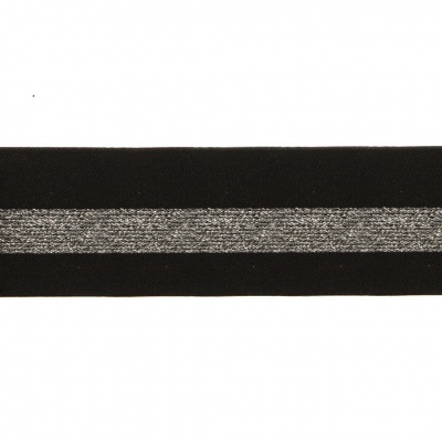 #2/6-Лента эластичная вязаная с рисунком шир.52 мм (45,7+/-0,5 м/бобина) - купить в Оренбурге. Цена: 69.33 руб.