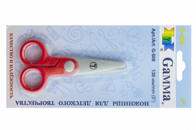 Ножницы G-508 детские 130 мм - купить в Оренбурге. Цена: 118.32 руб.