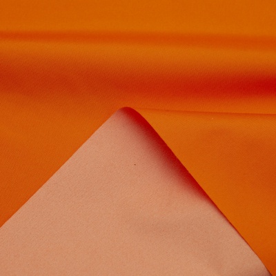 Поли понж (Дюспо) 17-1350, PU/WR, 65 гр/м2, шир.150см, цвет оранжевый - купить в Оренбурге. Цена 82.93 руб.