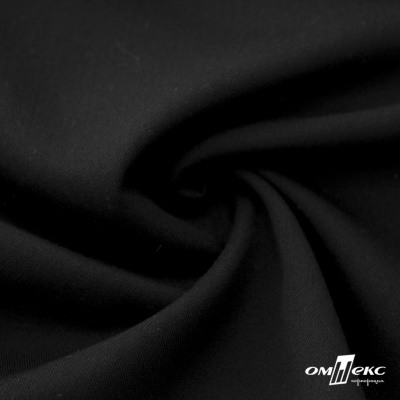 Ткань костюмная "Эльза" 80% P, 16% R, 4% S, 160 г/м2, шир.150 см, цв-черный #1 - купить в Оренбурге. Цена 332.71 руб.