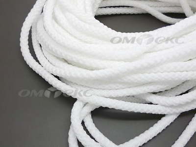 Шнур 1с35 4 мм крупное плетение 200 м белый - купить в Оренбурге. Цена: 1.10 руб.