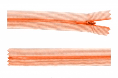 Молния потайная Т3 849, 50 см, капрон, цвет оранжевый - купить в Оренбурге. Цена: 8.87 руб.