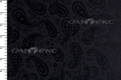 Ткань подкладочная жаккард Р14098, чёрный, 85 г/м2, шир. 150 см, 230T - купить в Оренбурге. Цена 166.45 руб.