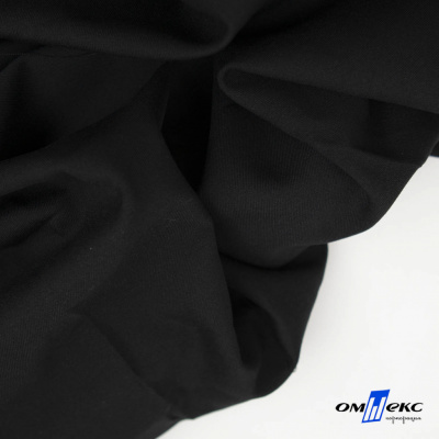 Ткань костюмная "Матте" 80% P, 16% R, 4% S, 170 г/м2, шир.150 см, цв-черный #1 - купить в Оренбурге. Цена 372.90 руб.