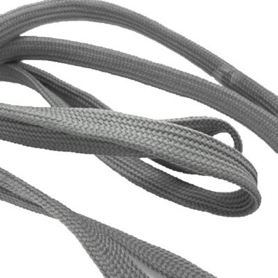 Шнурки т.5 80 см серый - купить в Оренбурге. Цена: 16.76 руб.