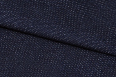 Ткань джинсовая №96, 160 гр/м2, шир.148см, цвет т.синий - купить в Оренбурге. Цена 350.42 руб.