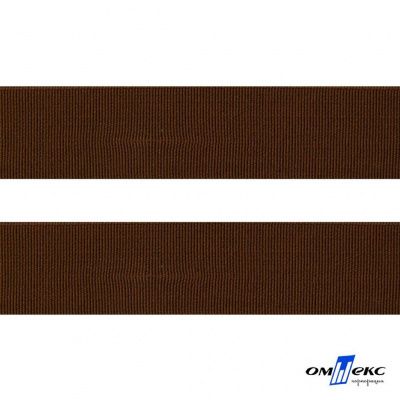 13023-Резинка тканая шир.2,5 см,цв. #4 -коричневый - купить в Оренбурге. Цена: 46.62 руб.