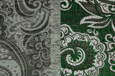 Ткань костюмная жаккард, 135 гр/м2, шир.150см, цвет зелёный№4 - купить в Оренбурге. Цена 441.94 руб.