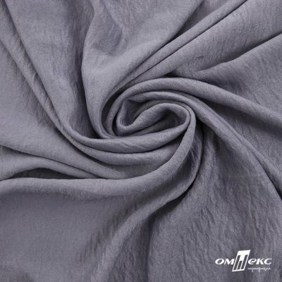 Ткань плательная Муар, 100% полиэстер,165 (+/-5) гр/м2, шир. 150 см, цв. Серый  - купить в Оренбурге. Цена 215.65 руб.