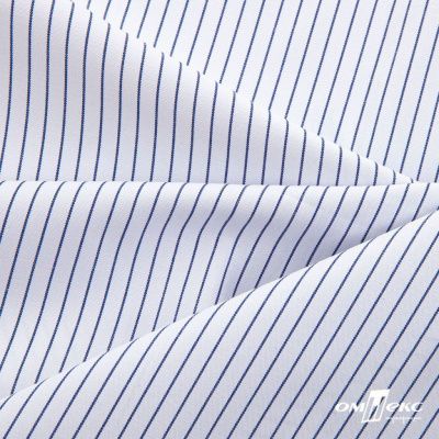 Ткань сорочечная Ронда, 115 г/м2, 58% пэ,42% хл, шир.150 см, цв.4-синяя, (арт.114) - купить в Оренбурге. Цена 306.69 руб.