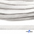 Шнур плетеный d-8 мм плоский, 70% хлопок 30% полиэстер, уп.85+/-1 м, цв.1018-белый - купить в Оренбурге. Цена: 735 руб.