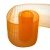 Лента капроновая "Гофре", шир. 110 мм/уп. 50 м, цвет оранжевый - купить в Оренбурге. Цена: 26.93 руб.