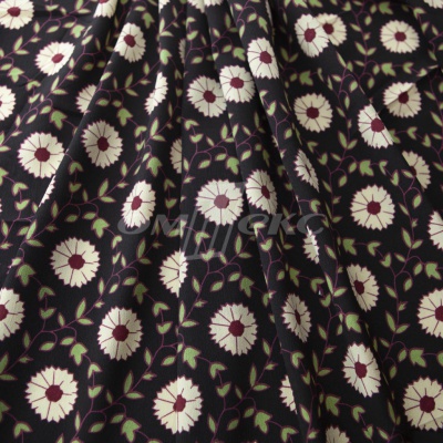 Плательная ткань "Фламенко" 10.1, 80 гр/м2, шир.150 см, принт растительный - купить в Оренбурге. Цена 241.49 руб.