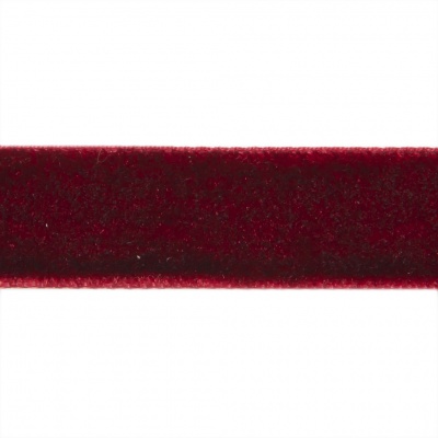 Лента бархатная нейлон, шир.12 мм, (упак. 45,7м), цв.240-бордо - купить в Оренбурге. Цена: 396 руб.