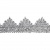 Тесьма металлизированная 0384-0240, шир. 40 мм/уп. 25+/-1 м, цвет серебро - купить в Оренбурге. Цена: 490.74 руб.