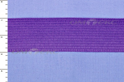Окантовочная тесьма №0225, шир. 22 мм (в упак. 100 м), цвет фиолет - купить в Оренбурге. Цена: 271.60 руб.