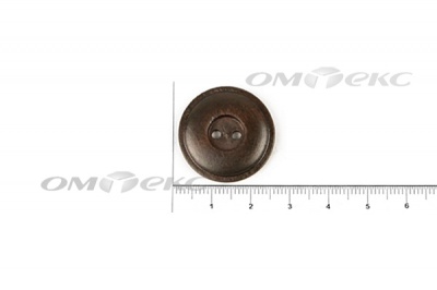 Пуговица деревянная круглая №54 (25мм) - купить в Оренбурге. Цена: 4.12 руб.