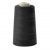 Нитки швейные 100% полиэстер 40/2, (3200 ярд), первый сорт, черные - купить в Оренбурге. Цена: 86.79 руб.