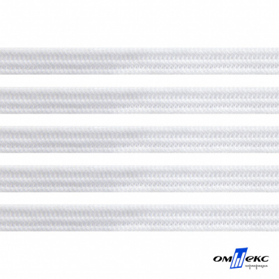 Резинка 4 мм (200+/-1 м) 400 гр/м2 белая бобина "ОМТЕКС" - купить в Оренбурге. Цена: 1.76 руб.