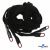 Шнурки #106-01, плоские 130 см, декор.наконечник, цв.чёрный - купить в Оренбурге. Цена: 43.98 руб.
