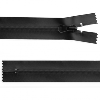 Молния водонепроницаемая PVC Т-7, 20 см, неразъемная, цвет чёрный - купить в Оренбурге. Цена: 21.78 руб.