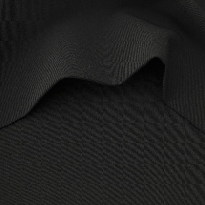Костюмная ткань с вискозой "Меган", 210 гр/м2, шир.150см, цвет чёрный - купить в Оренбурге. Цена 378.55 руб.
