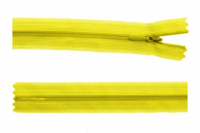Молния потайная Т3 131, 20 см, капрон, цвет жёлтый - купить в Оренбурге. Цена: 5.12 руб.