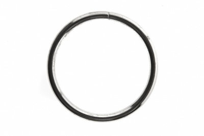 Кольцо металлическое №40 мм, цв.-никель - купить в Оренбурге. Цена: 4.45 руб.