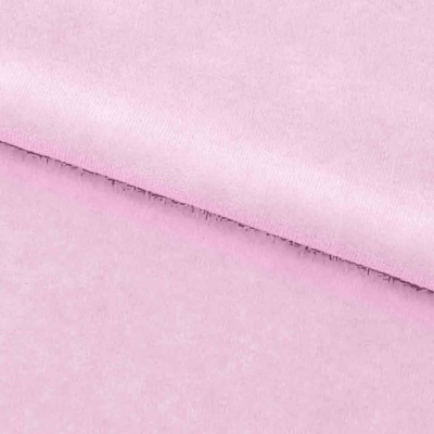 Велюр JS LIGHT 1, 220 гр/м2, шир.150 см, (3,3 м/кг), цвет бл.розовый - купить в Оренбурге. Цена 1 055.34 руб.
