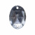 Стразы пришивные акриловые арт.#39/10 - "Кристал", 10х14 мм - купить в Оренбурге. Цена: 0.69 руб.