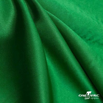 Поли креп-сатин 17-6153, 125 (+/-5) гр/м2, шир.150см, цвет зелёный - купить в Оренбурге. Цена 155.57 руб.